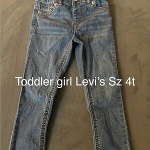 Levi's Blue Denim Jeans for Toddlers
